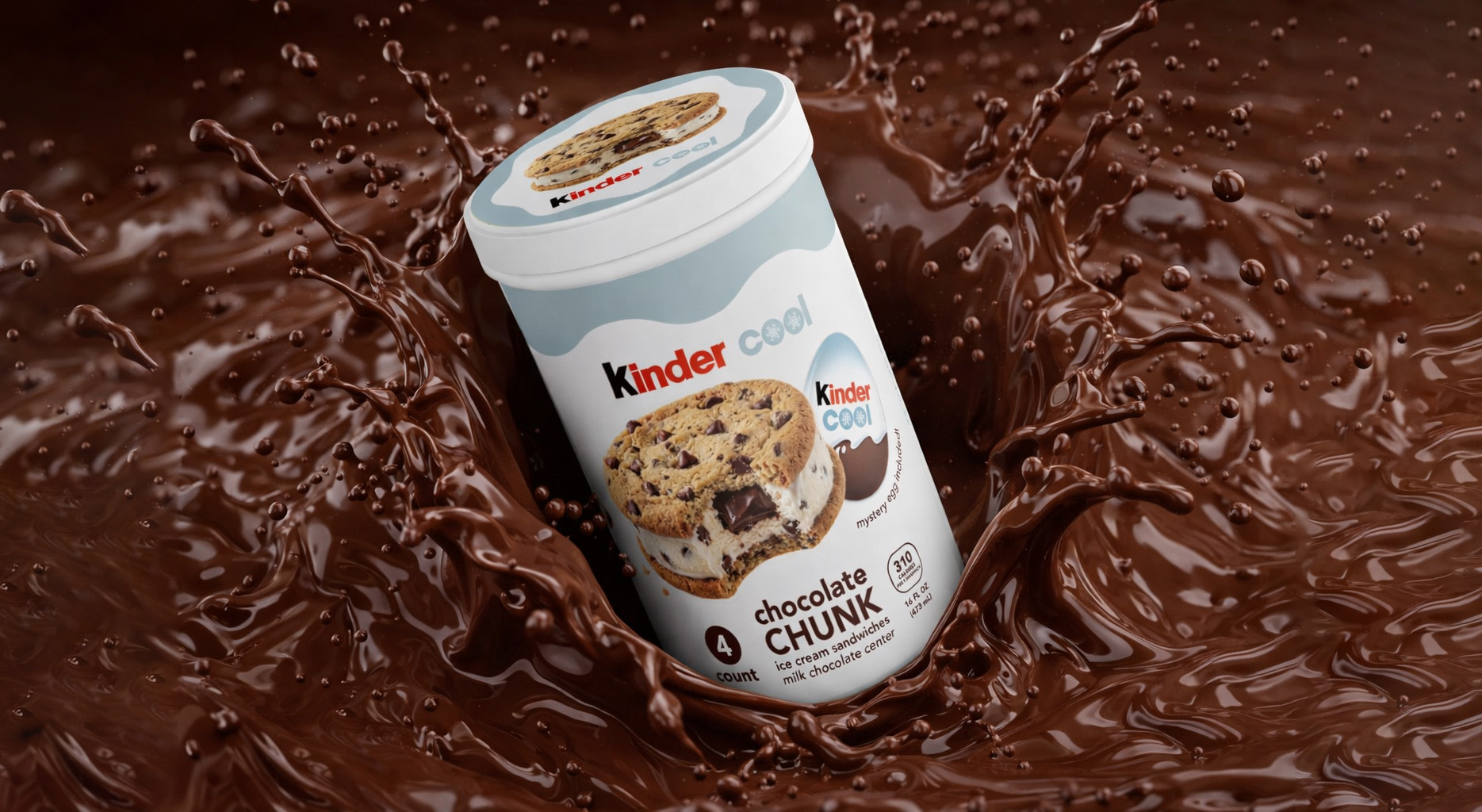 Kids package in chocolate