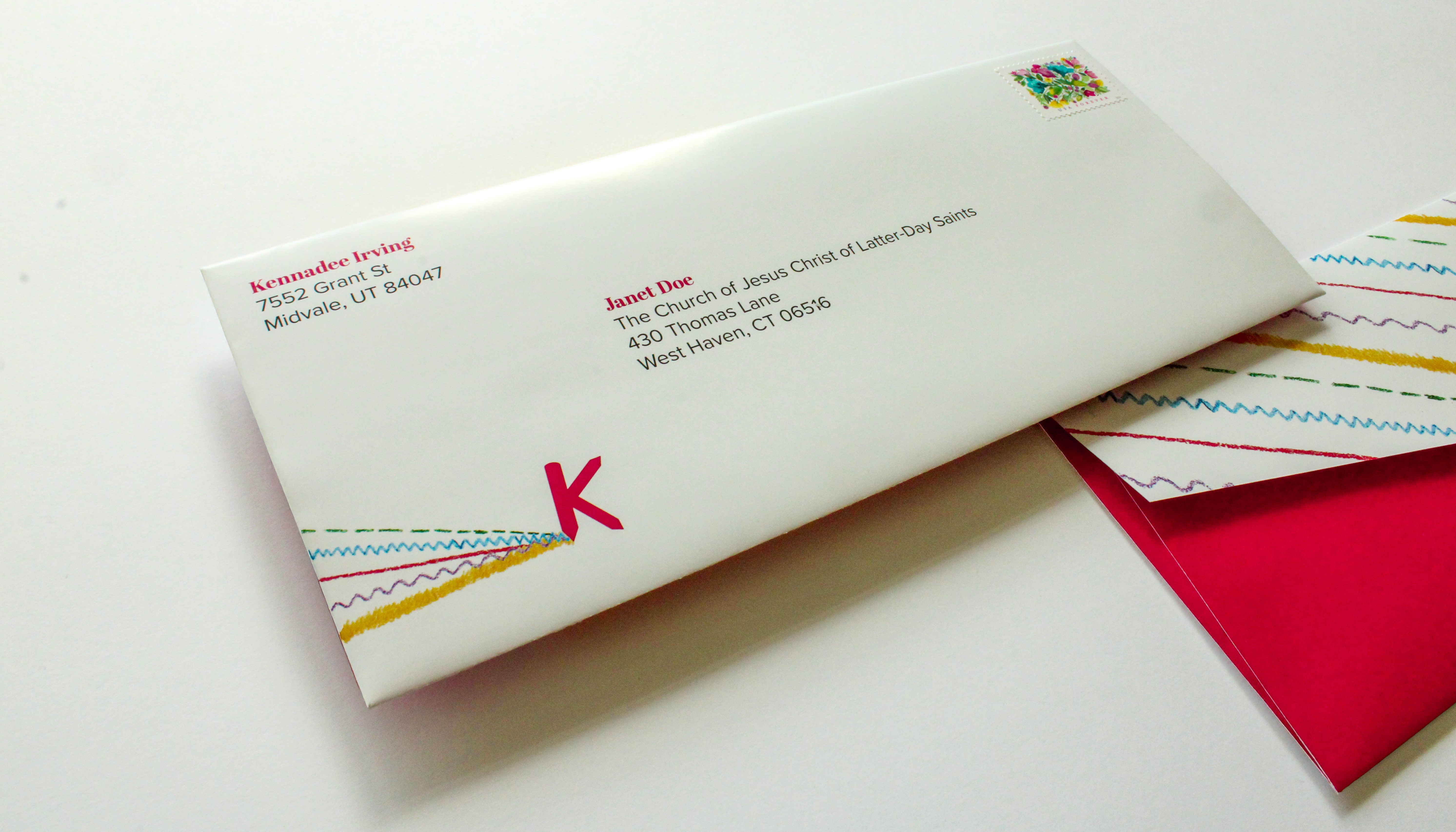 Envelope Front Mockup