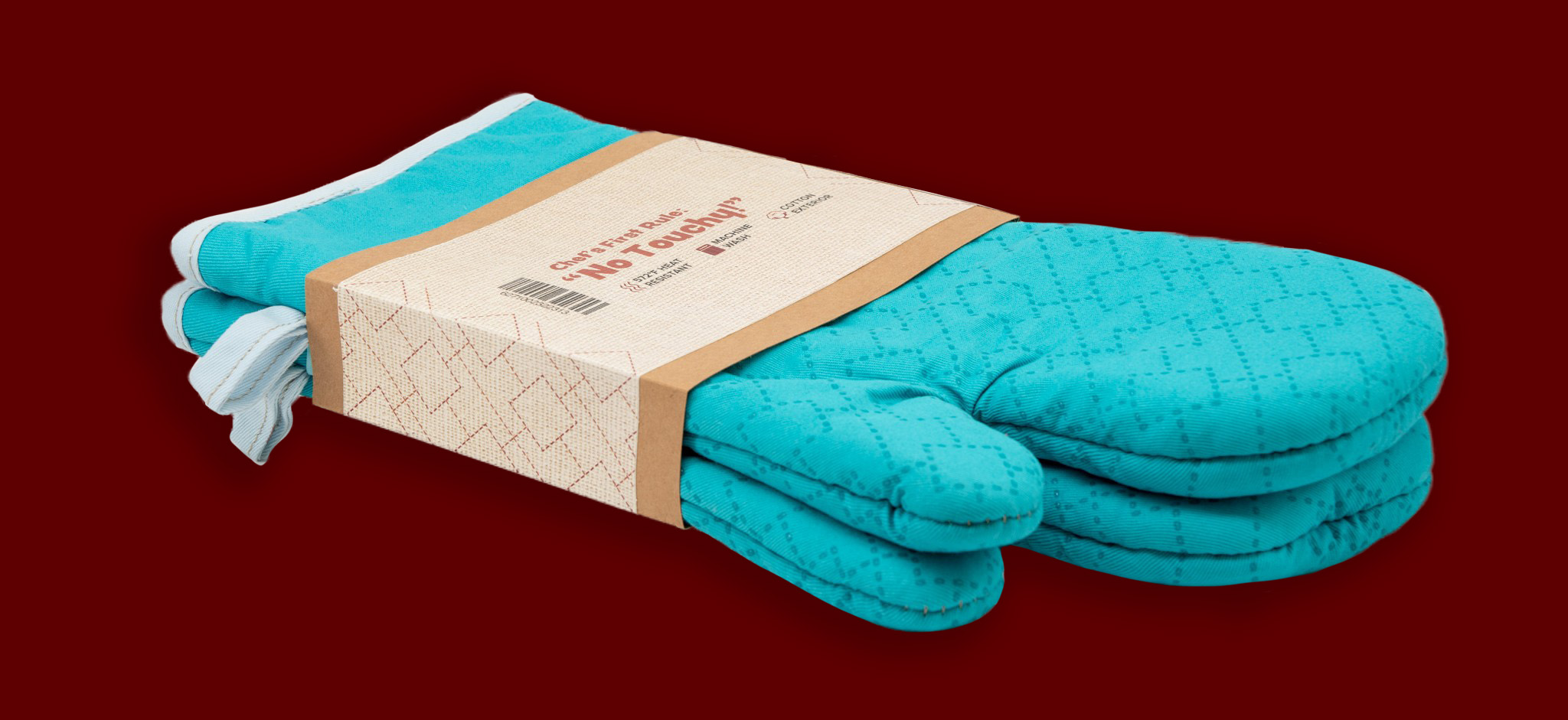 Oven Mitts Side View Left