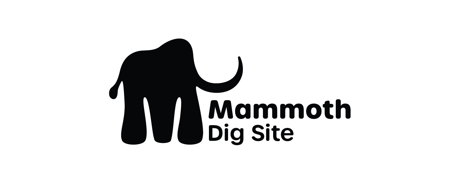 The Mammoth Dig Site Logo Black