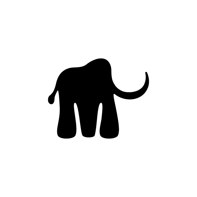Multiple Colored Mammoth Pictoral Logos